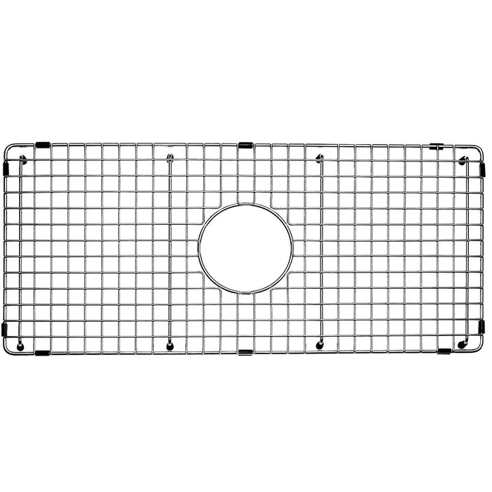 Sink Grid 27X13 Center Drain Left To Right 27.24" x Front To Back 12.56" With Corner 0.39-in HSW-C2813