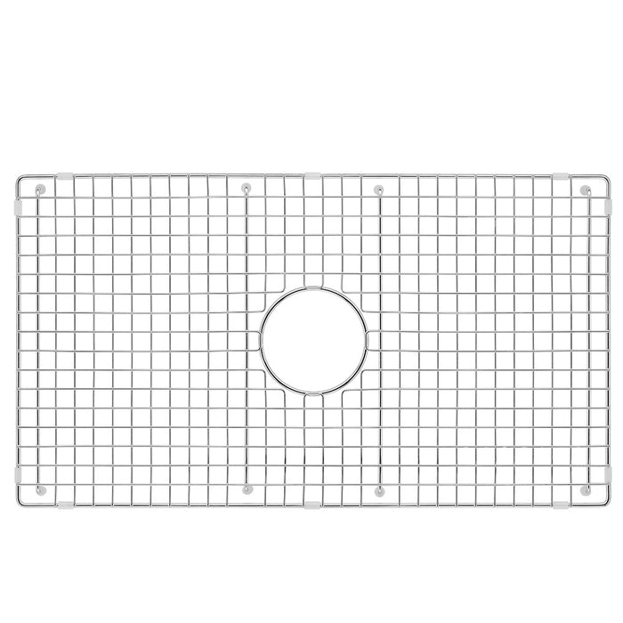 Sink Basin Rack 30X17 Center Drain Left To Right 29.53" x Front To Back 16.57" With Corner 0.39-in HSW-C3017