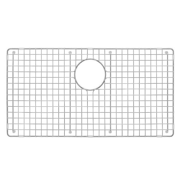 Sink Grid 28X15 Rear Drain Left To Right 27.56" x Front To Back 14.57" With Corner 0.39-in HSW-R2815