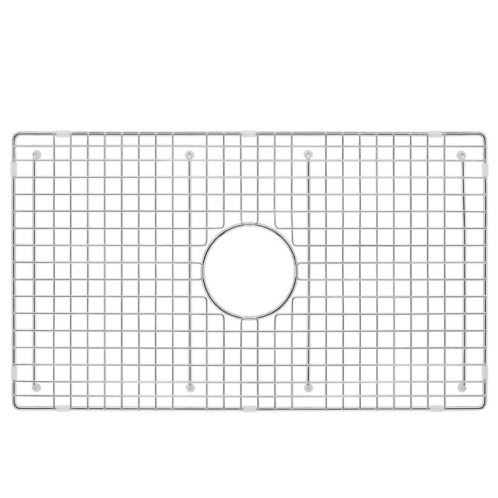 Sink Bottom Grid 30X16 Center Drain Left To Right 29.53" x Front To Back 15.59" With Corner 0.39-in HSWL-C3016
