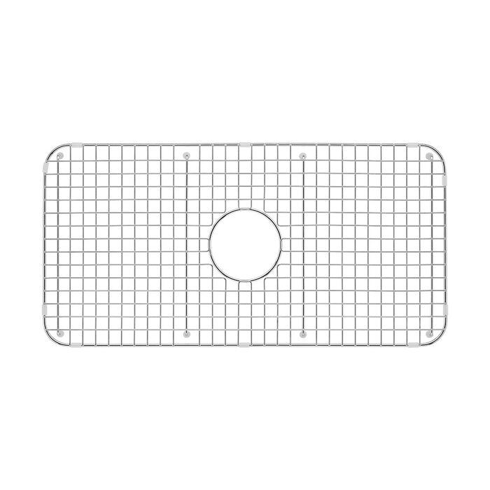Sink Protector 30X15 Center Drain Left To Right 29.61" x Front To Back 14.88" With Corner 2-in SW-C3015