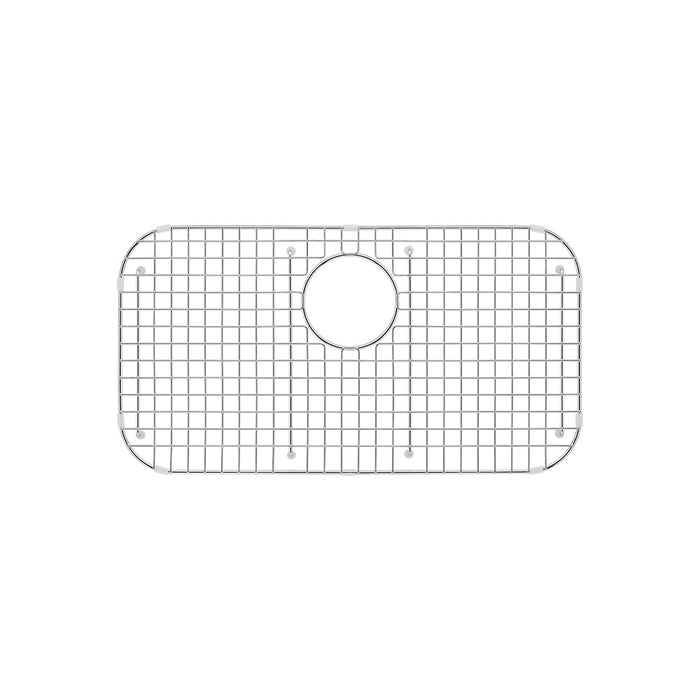Sink Protectors 27X15 Rear Drain Left To Right 26.61" x Front To Back 14.8" With Corner 1.5-in SW-R2615