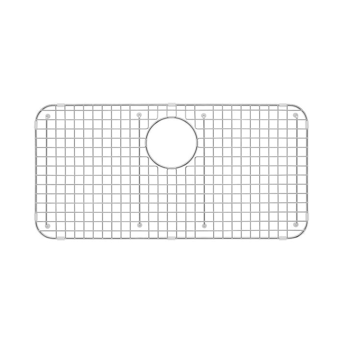 Sink Rack 28X14 Rear Drain Left To Right 28.07" x Front To Back 13.98" With Corner 2-in SW-R2814