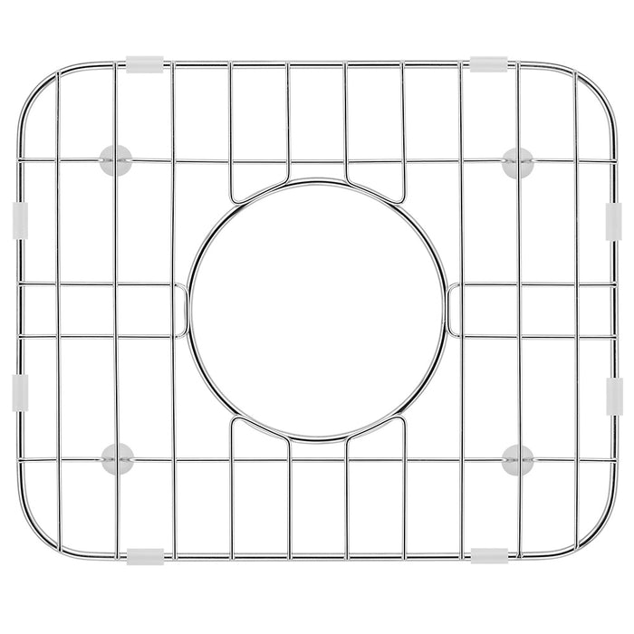 Sink Protector 12X10 Center Drain Left To Right 12.09" x Front To Back 10.12" With Corner 1.5-in SWL-C1210