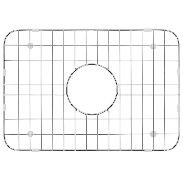 Kitchen Sink Grids 18X13 Center Drain Left To Right 18.07" x Front To Back 12.56" With Corner 1.5-in SWL-C1812