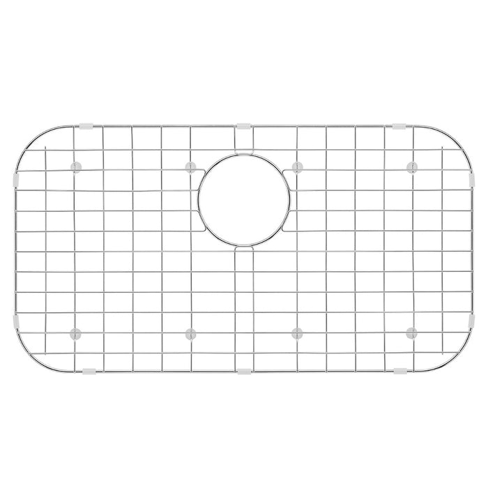 Kitchen Sink Grids 26X14 Rear Drain Left To Right 26.06" x Front To Back 14.06" With Corner 3.5-in SWL-R2614