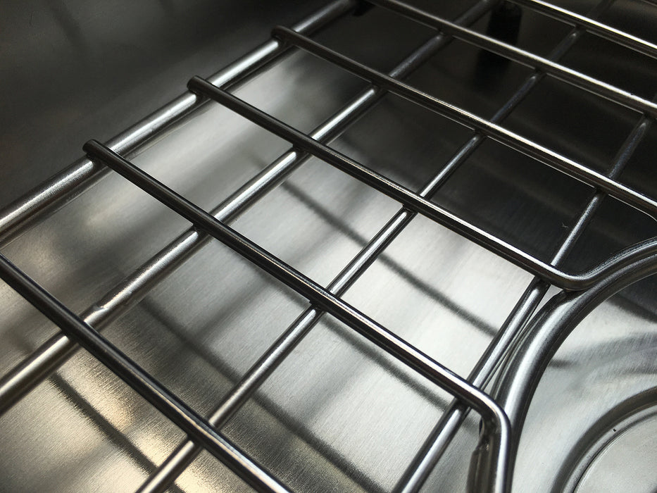 Sink Bottom Grid 26X13 Center Drain Left To Right 26.14" x Front To Back 12.99" With Corner 2.5-in SW-C2613